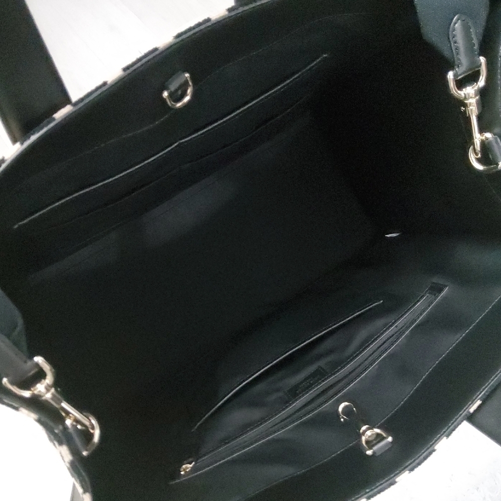TWEED FOR FALL!  Kate Spade Houndstooth Tote - Picture 10 of 10